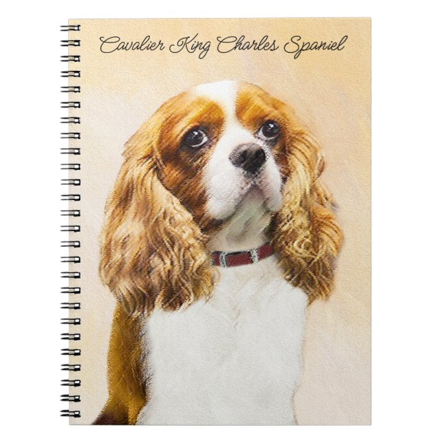 Cavalier King Charles Spaniel Original Painting No Notizblock (Vorderseite)