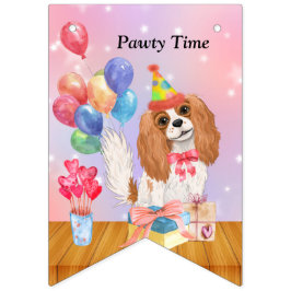 Cavalier King Charles Spaniel Party Banner