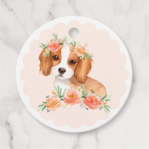 Cavalier King Charles Spaniel Peach Dog Vielen Dan Geschenkanhänger