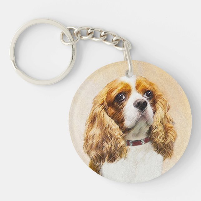 Cavalier King Charles Spaniel Peinture originale (Devant)