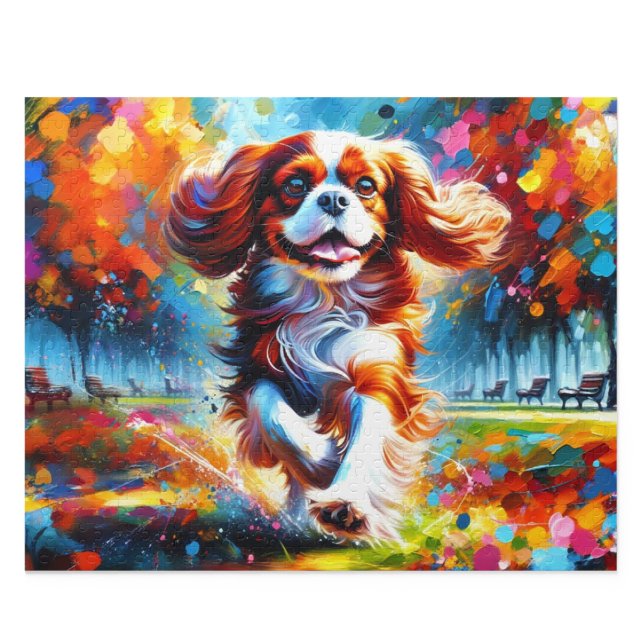 Cavalier King Charles Spaniel Puzzle: Blenheim (Cavalier King Charles Spaniel Puzzle: Blenheim Comfort Spaniel Acrylic Style Jigsaw)