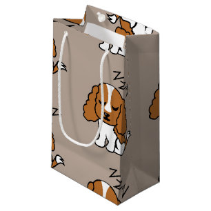 Cavalier King Charles Spaniel Schlafender Hund ZZZ Kleine Geschenktüte