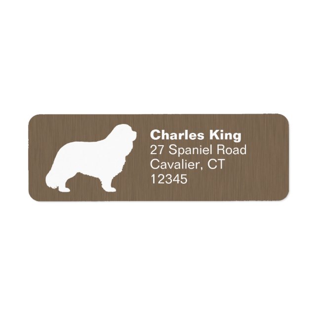 Cavalier King Charles Spaniel Silhouette (Vorne)