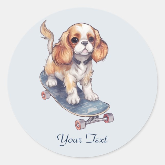 Cavalier King Charles Spaniel Sticker (Vorderseite)