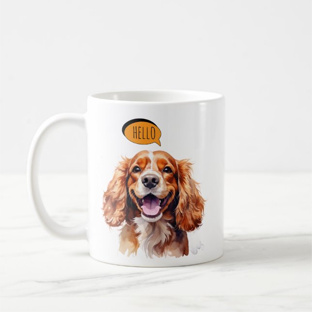 Cavalier King Charles Spaniel Tasse (Links)