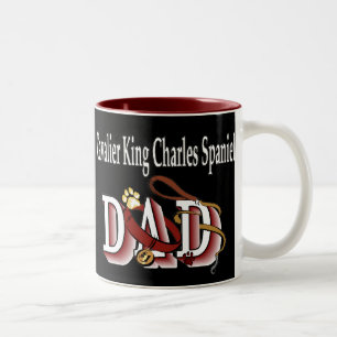 Cavalier King Charles Spaniel VATER Gifts Zweifarbige Tasse