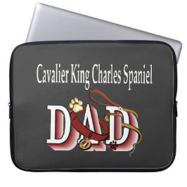 Cavalier King Charles Spaniel Vater Laptopschutzhülle