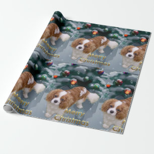 Cavalier King Charles Spaniel Weihnachten Geschenkpapier