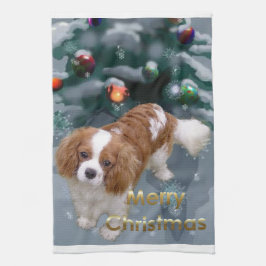 Cavalier King Charles Spaniel Weihnachten Küchentuch