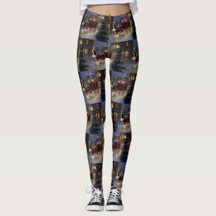Cavalier King Charles Spaniel Weihnachtsfest Leggings