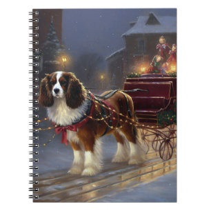 Cavalier King Charles Spaniel Weihnachtsfest Notizblock