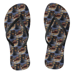 Cavalier King Charles Spaniel Weihnachtsfestlich Flip Flops