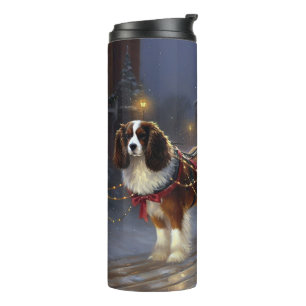 Cavalier King Charles Spaniel Weihnachtsfestlich Thermosbecher