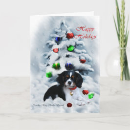 Cavalier King Charles Spaniel Weihnachtsgeschenke Feiertagskarte