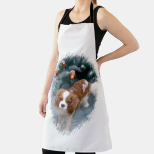 Cavalier King Charles Spaniel Weihnachtsgeschenke Schürze