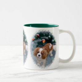 Cavalier King Charles Spaniel Weihnachtsgeschenke Zweifarbige Tasse