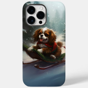 Cavalier King Charles Spaniel Weihnachtsschnee Case-Mate iPhone 14 Pro Max Hülle