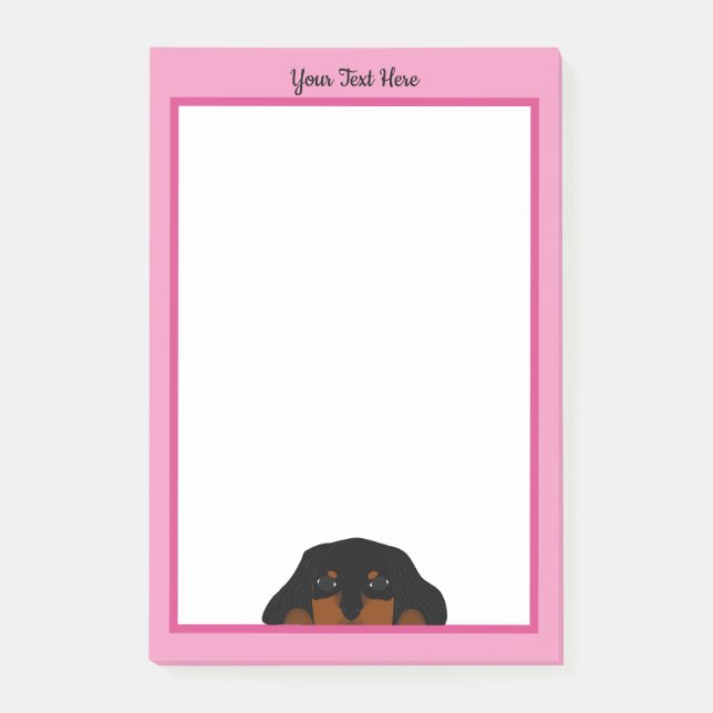 Cavalier King Charles Spaniel Welpe Hund Post-it Klebezettel (Vorderseite)