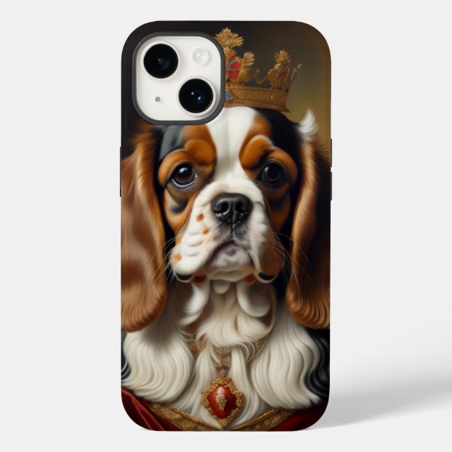Cavalier King Charles Spaniels Hund Case-Mate iPhone 14 Hülle (Rückseite)