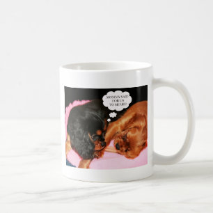 Cavalier King Charles Spaniels Puppies Kaffeetasse