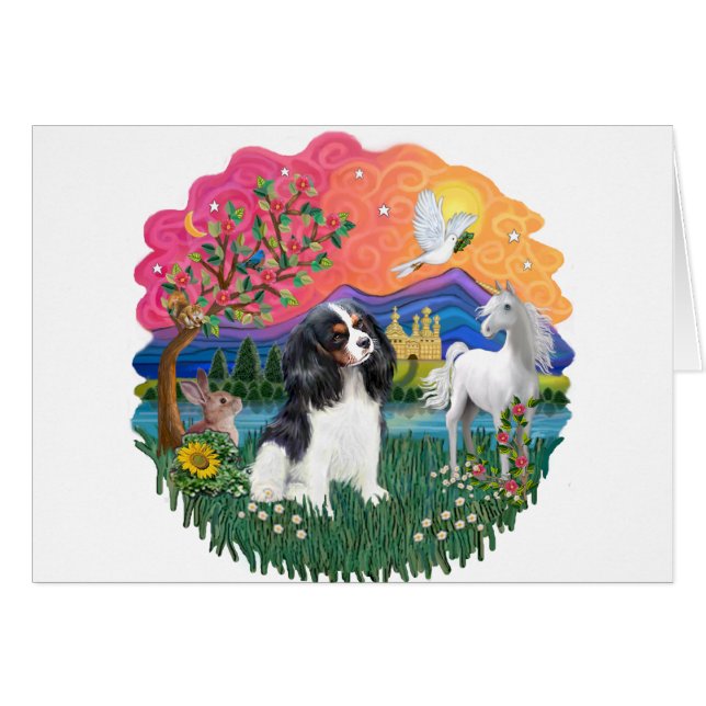 Cavalier King Charles (tri) (Devant horizontal)