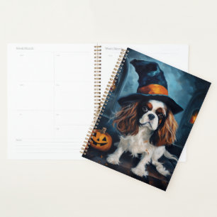 Cavalier King Citrouilles Halloween effrayant
