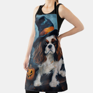 Cavalier King Kürbisse Halloween Gruselig Schürze