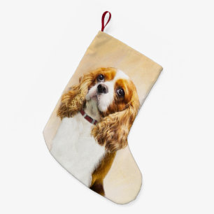 Cavalier König Charles Spaniel Original Malerei Kleiner Weihnachtsstrumpf