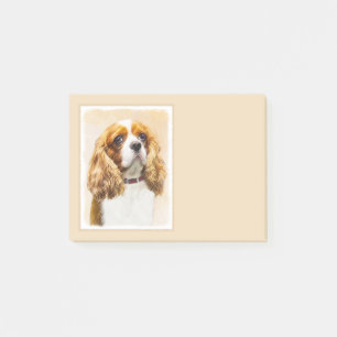 Cavalier König Charles Spaniel Original Malerei Post-it Klebezettel
