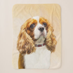Cavalier König Charles Spaniel Original Malerei Sherpadecke