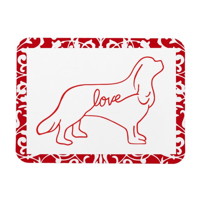 Cavalier Liebe Magnet (Horizontal)