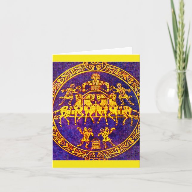 cavalier médiéval du 12e siècle et soldats (Devant)