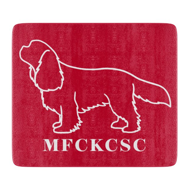 Cavalier MFCKCSC Schneidebrett (Vorderseite)