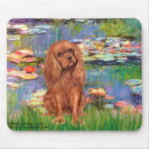 Cavalier (Ruby7) - Lilies 2 Mousepad