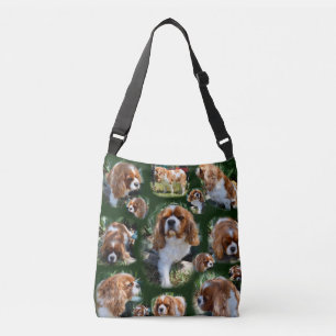 Cavalier Spaniel Foto Collage, Crossbody Bag Tragetaschen Mit Langen Trägern