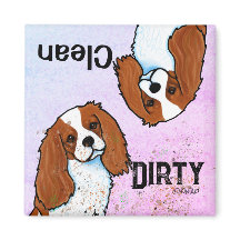 Cavalier Spaniel Geschirrspüler Magnet