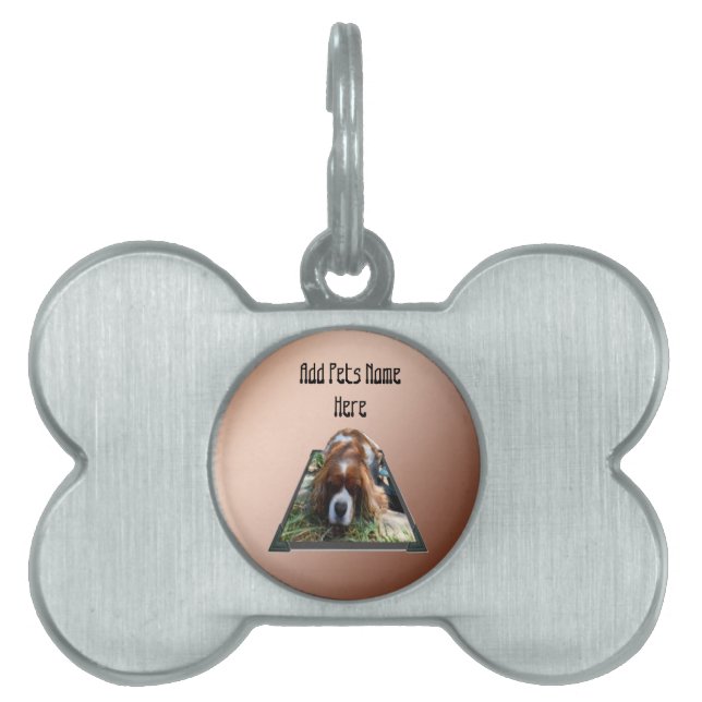 Cavalier Spaniel Popout Art, Tiermarke (Vorderseite)
