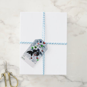 Cavalier Welpe Weihnachtsgeschenke Geschenkanhänger