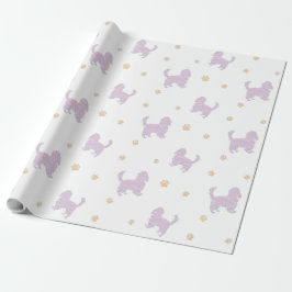 Cavalier Wrapping Paper – Minimal Lavender Gift Geschenkpapier
