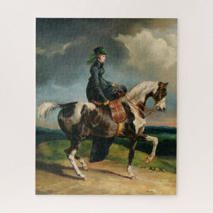 Cavalière Puzzle de peinture du 19e siècle