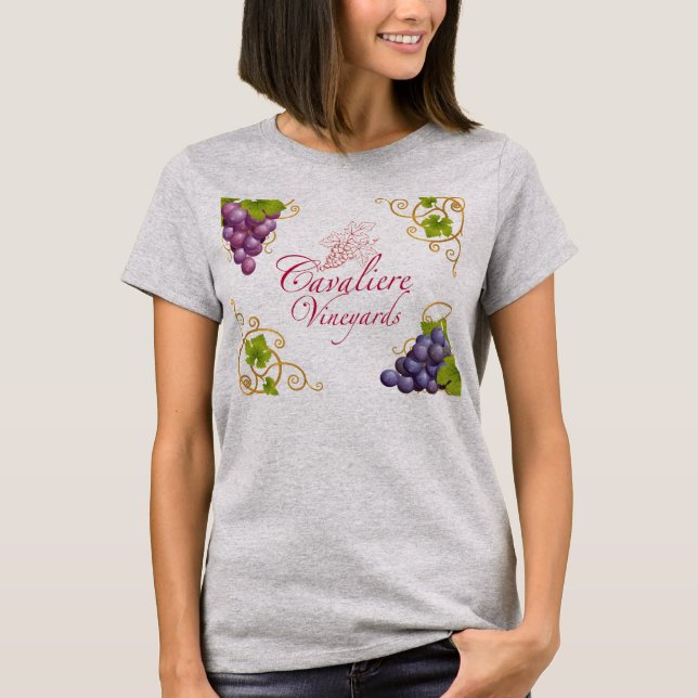 Cavaliere Vineyards T - Shirt (Vorderseite)