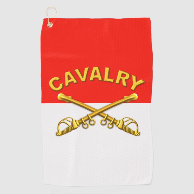 Cavalry CAV Golfhandtuch (Vorderseite)