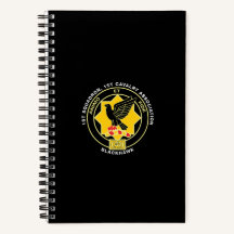 Cavalry Spiral Notebook - Classic Black