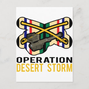 Cavalry Stinger Desert Storm Postkarte