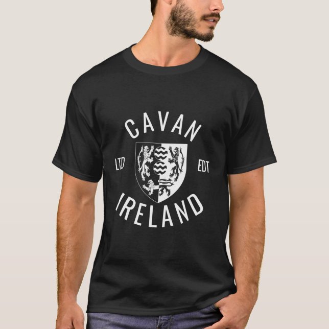 Cavan Ireland Landkreis Pride Gaelic Football and  T-Shirt (Vorderseite)