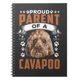 Cavapoo Dog Parent Niedlicher Welpenbesitzer Notizblock