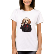 Cavapoo Don – Lustiges Mafia-Hund Frauen T-Shirt