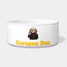 Cavapoo Don – Mafioso-Hund Gentleman Illustration