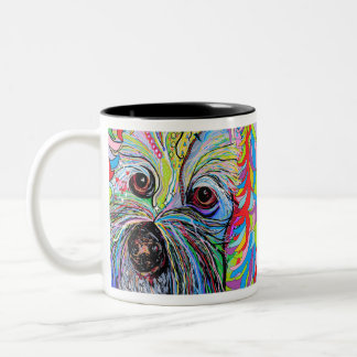 Cavapoo Zweifarbige Tasse