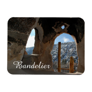 Cavate Wohnung, Bandelier nationales Monument, Magnet